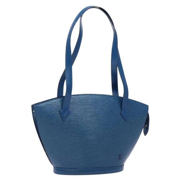 LOUIS VUITTON Epi Saint Jacques Poignees Long Hand Bag Blue M52265 Auth 136234 - Picture 1 of 16